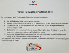 VIRCIN advanced wart-treatment application hand applying product for fast, targeted wart relief.