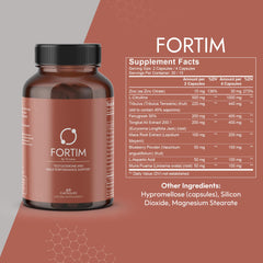 Fortim capsules arranged for easy daily use and energy