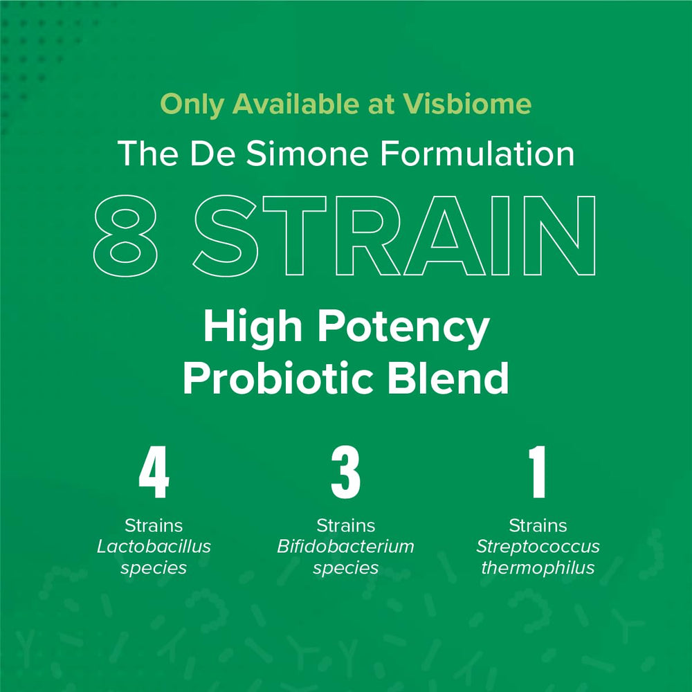 Visbiome GI Care made in USA seal on packaging.