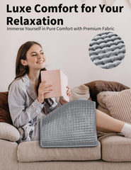VISFAPAER heating pad with 6 heat settings for personalized warmth.
