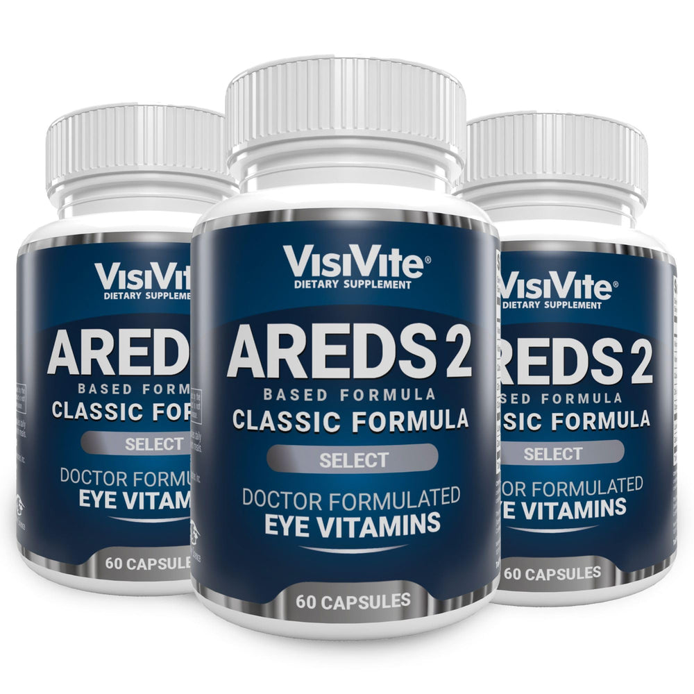 VisiVite AREDS2 Select bottle front for macular health support