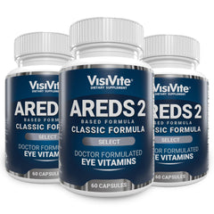 VisiVite AREDS2 Select bottle front for macular health support
