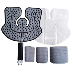 Vistashine ice therapy pad connector image shows quick valves