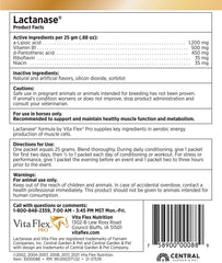 Horse in competition scene powered by Vita Flex Lactanase regimen.