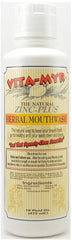 VITA-MYR herbal zinc-plus mint splash demonstrates a fluoride-free rinse.