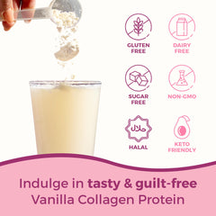 Morning routine with collagen dissolving in coffee or smoothie for consistency.