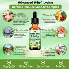 Close-up of Vita PLynxera lysine drops dosing dropper for easy daily intake