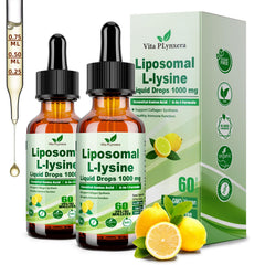 Vita PLynxera lysine liquid drops bottle high-potency 1000 mg per serving for immune and tissue support