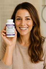 Vita4Life Biotin MSM ingredients chart featuring key vitamins and minerals.