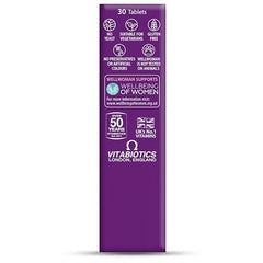 Vitabiotics Wellwoman Sport woman exercising demonstrates use during fitness routines.