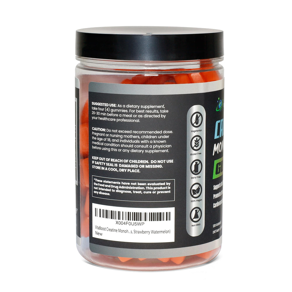 VitaBoost Creatine Gummies third-party testing seal close-up.