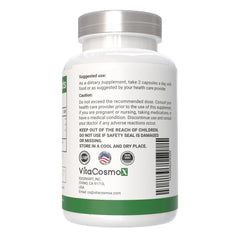 VitaCosmoX allergen-free label signals a safe, allergy-friendly option.
