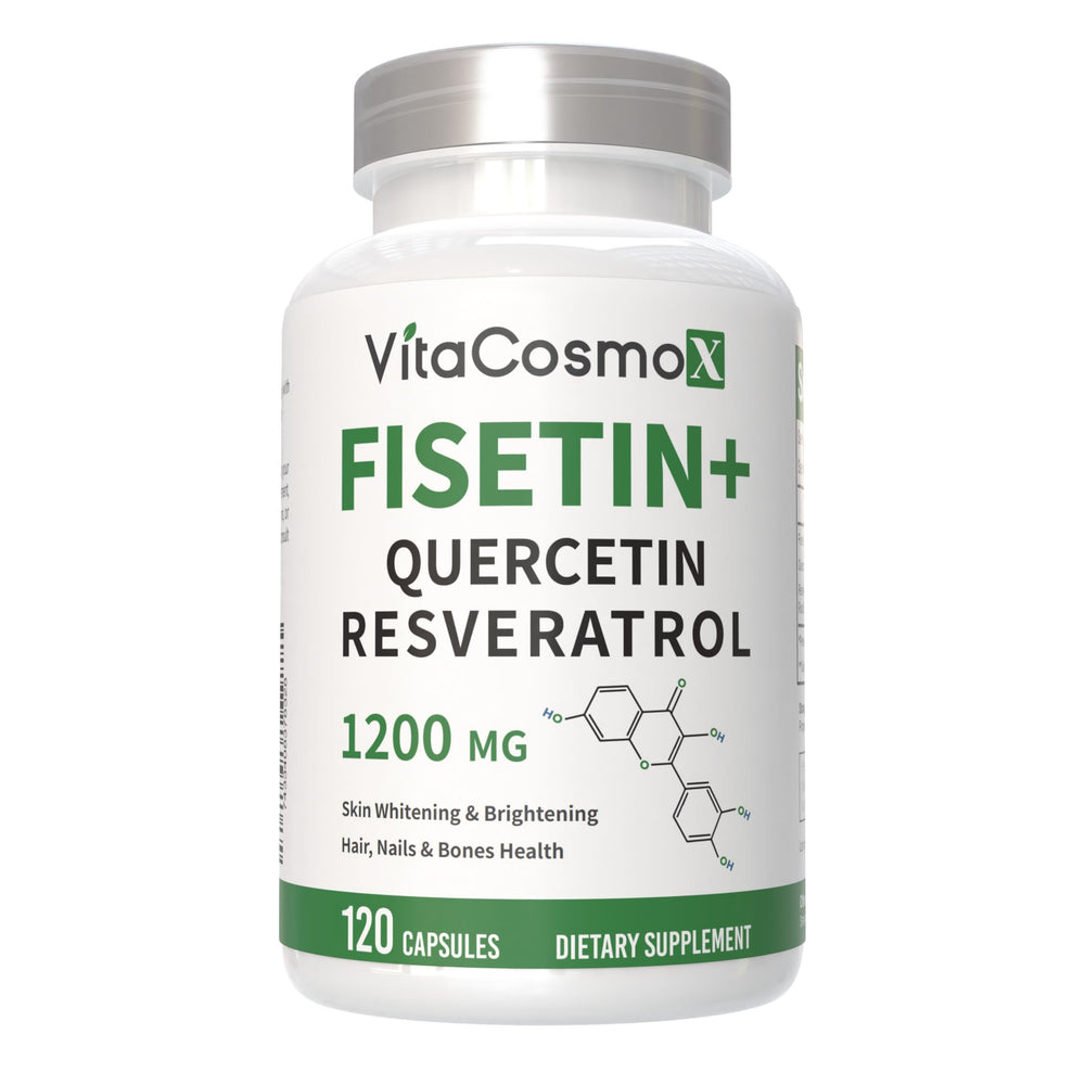 VitaCosmoX two-capsule serving demonstrates the convenient daily dosage.