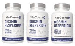 VitaCosmoX Diosmin Hesperidin 1200mg bottle for daily wellness support