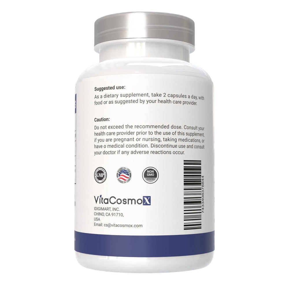 Three-pack VitaCosmoX packaging for convenient stocking