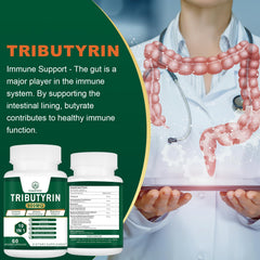 VITACRLLYNMN Tributyrin with pomegranate extract shows 11-in-1 formula.