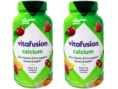 Vitafusion calcium gummies on shelf display illustrating accessible health-friendly option