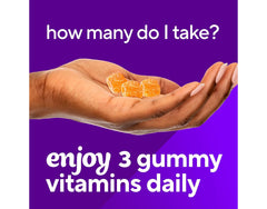 Orange-flavor gummies emphasizing natural flavors and citrus appeal