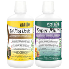 Vital Earth Minerals Bone & Wellness bottle with pour spout for easy daily dosing