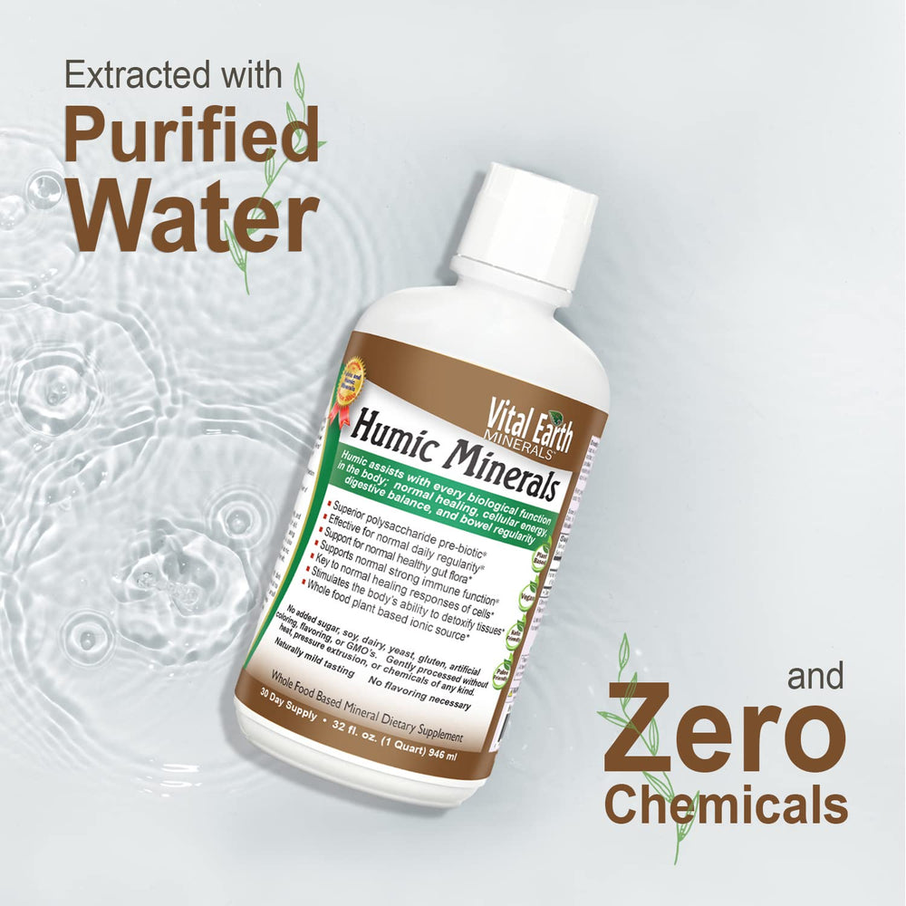 Vital Earth Minerals humic minerals ingredients reveal natural trace minerals