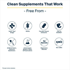 Vital Nutrients Arabinogalactan powder stirred into water for easy fiber boosts.