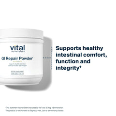 Vital Nutrients GI Repair Powder dispense action illustrating easy daily dosage.
