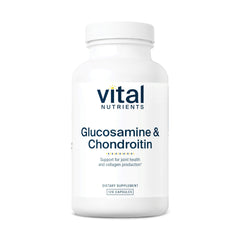 Vital Nutrients Glucosamine & Chondroitin bottle front showing joint support focus