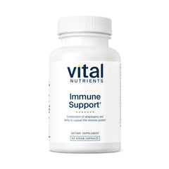 Vital Nutrients Immune Support bottle front showing vegan formula for everyday immunity