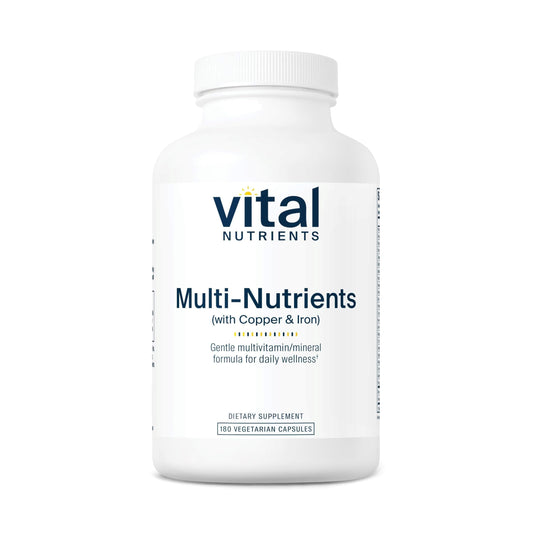 Vital Nutrients Multi-Nutrients 4 bottle close-up for daily wellness
