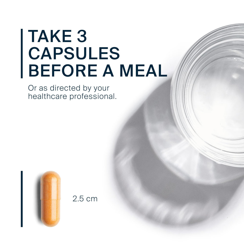 Vital Nutrients Phyto-Curcumin Plus Enzymes ingredients highlight bromelain and serratiopeptidase.