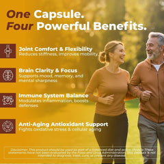 Vital Nutritive curcumin capsules close-up for daily joint mobility