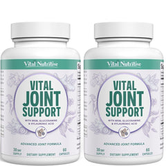 VITAL NUTRITIVE Joint Support bottle with glucosamine for flexible movement.