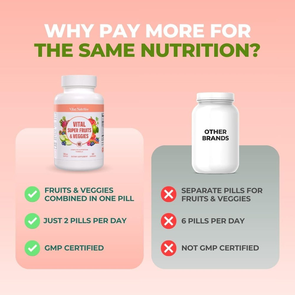 Non-GMO label on Vital Nutritive product reinforces clean, plant-based nutrition.