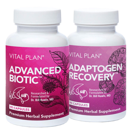 Vital Plan Immune Boost Bundle bottle on counter for daily immune support.