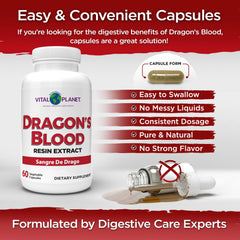 Vital Planet Dragon’s Blood in daily routine for digestive care