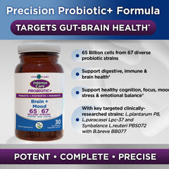 Vital Planet digestive and immune support image communicates broad daily benefits.
