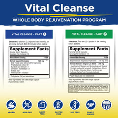 Vital Planet Vital Cleanse Part 1 capsules for morning detox support