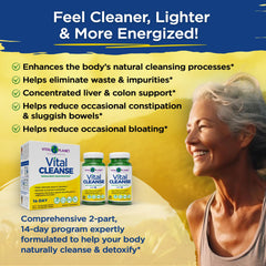 Vital Planet Vital Cleanse Part 2 capsules for evening gentle cleanse