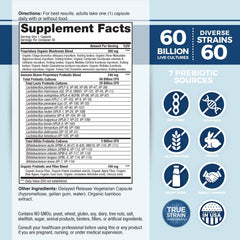 Vital Planet Vital Flora Immune Biome capsule close-up highlighting 60B CFU for daily support