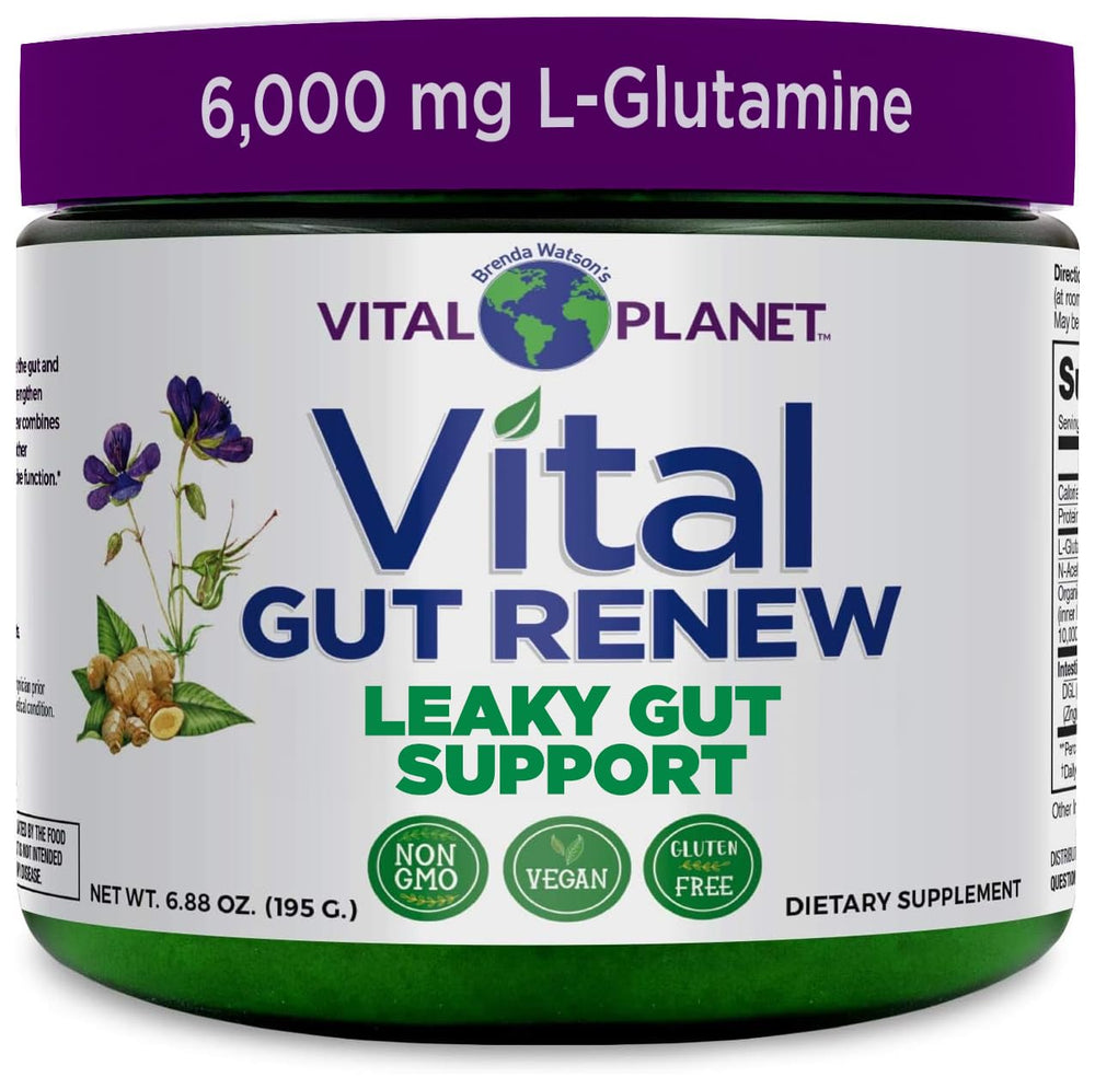 Vital Planet Vital Gut Renew bottle shown for daily gut support