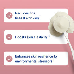Vital Proteins Bioactive Collagen hair and nails focus for a polished look.