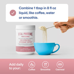 Vital Proteins Bioactive Collagen skin close-up highlighting hydration and resilience.