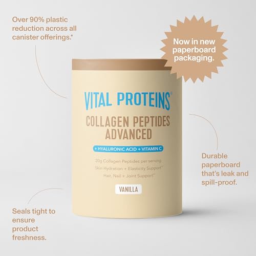 Vital Proteins Vanilla collagen dissolution in hot or cold liquids