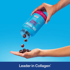 Vital Proteins Collagen Gummies front label close-up highlights raspberry flavor