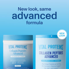 Vital Proteins Collagen Peptides Advanced dissolving in coffee for a seamless, dairy-free boost.