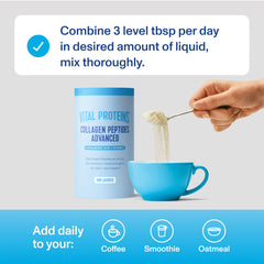 Vital Proteins Collagen Peptides dairy-free and gluten-free labels in view