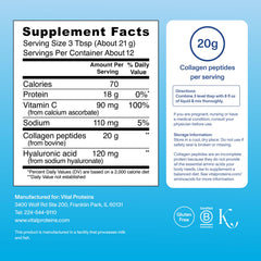 Vital Proteins Collagen Peptides dissolving in tea to support hydration