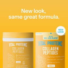Vital Proteins collagen peptides vanilla powder in a smoothie