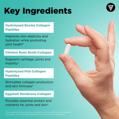 Vital Vitamins Collagen Capsules skin-radiance focus suggesting a youthful glow.