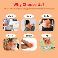 VitalCross remote control enables quick mode changes and timer setup.